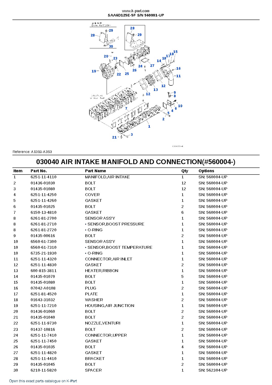SAA6D125E-5F S/N 560001-UP – sample page 5 SAA6D125E-5F S/N 560001-UP – sample page 5