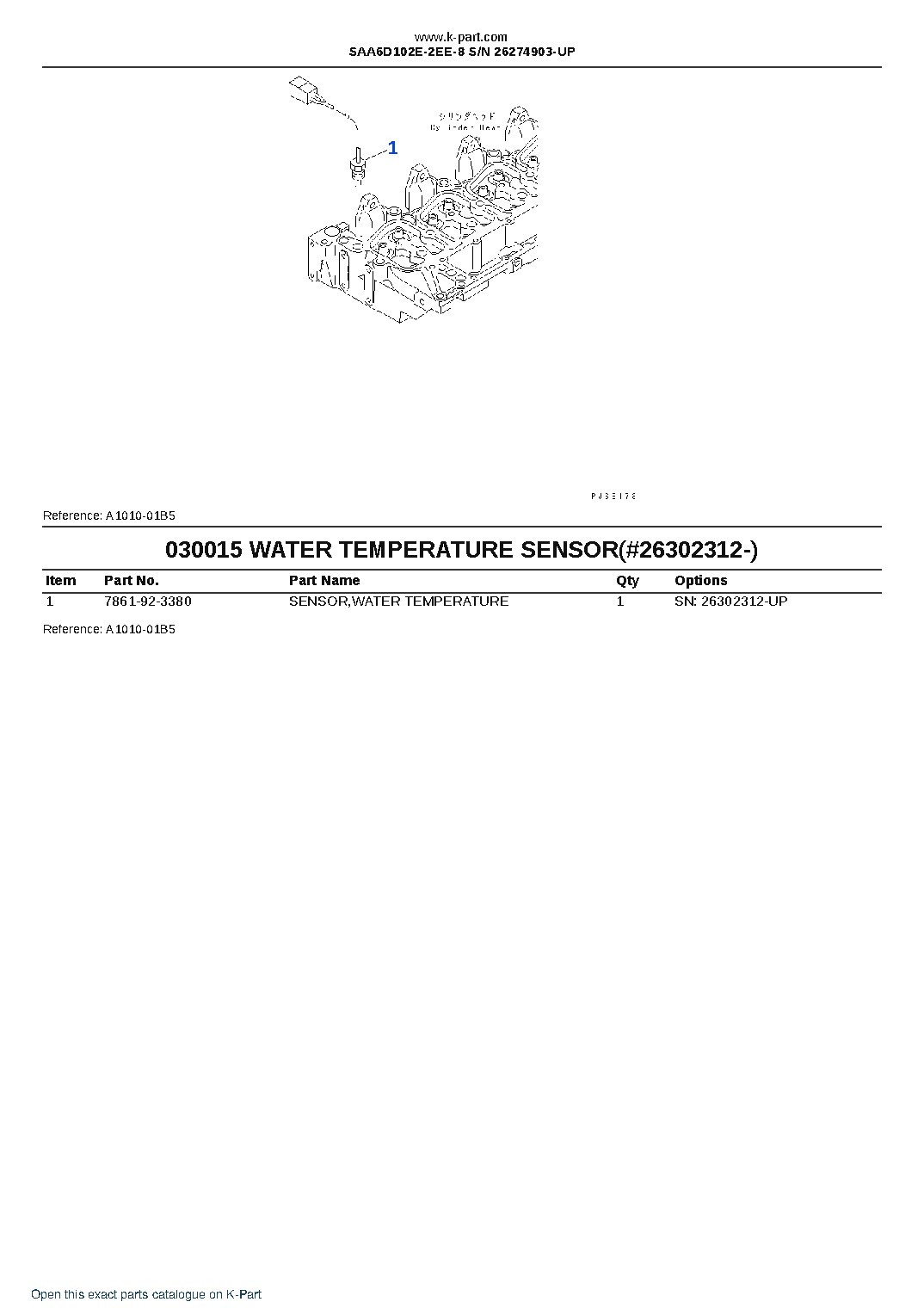 SAA6D102E-2EE-8 S/N 26274903-UP – sample page 2 SAA6D102E-2EE-8 S/N 26274903-UP – sample page 2