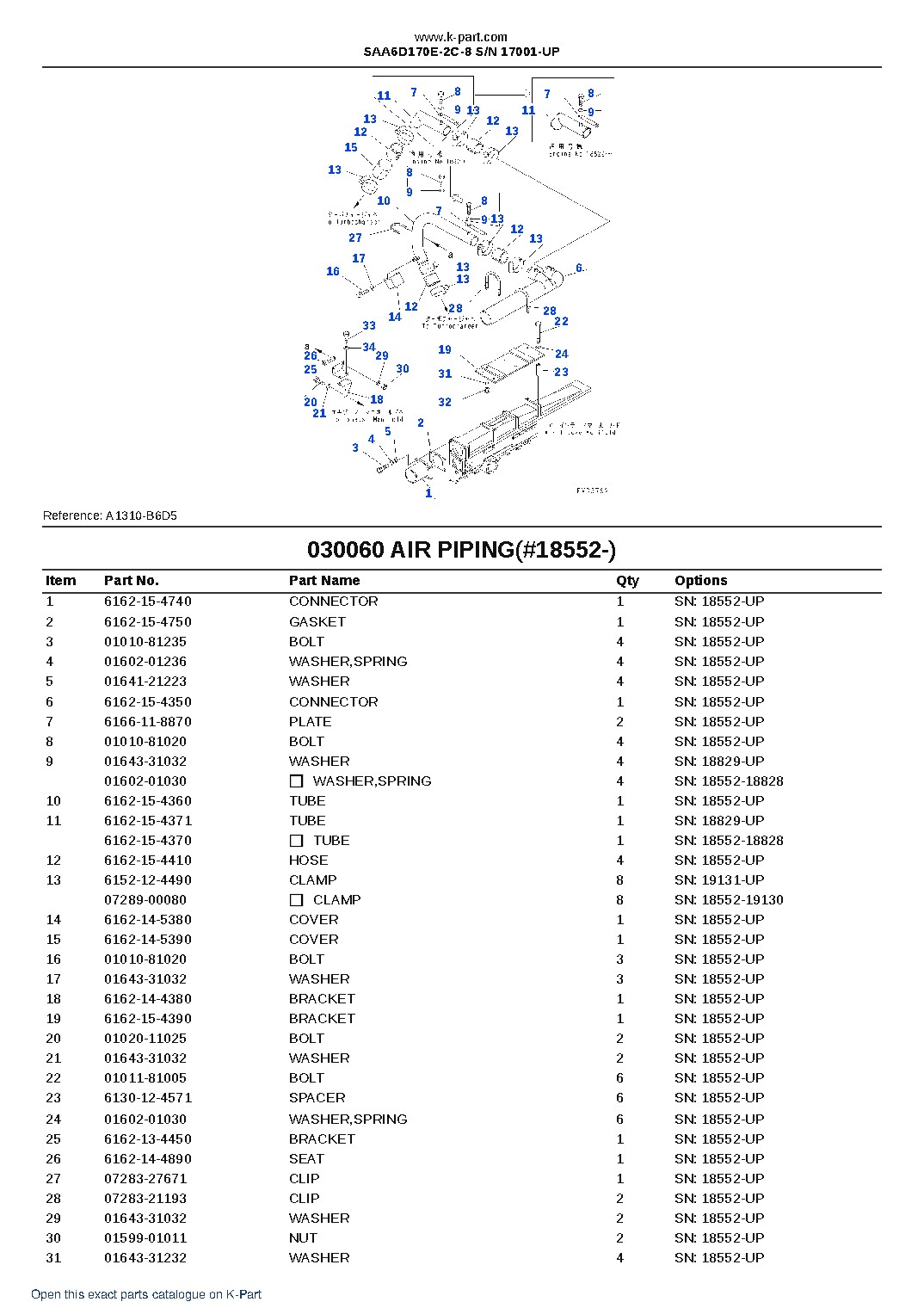 SAA6D170E-2C-8 S/N 17001-UP – sample page 7 SAA6D170E-2C-8 S/N 17001-UP – sample page 7