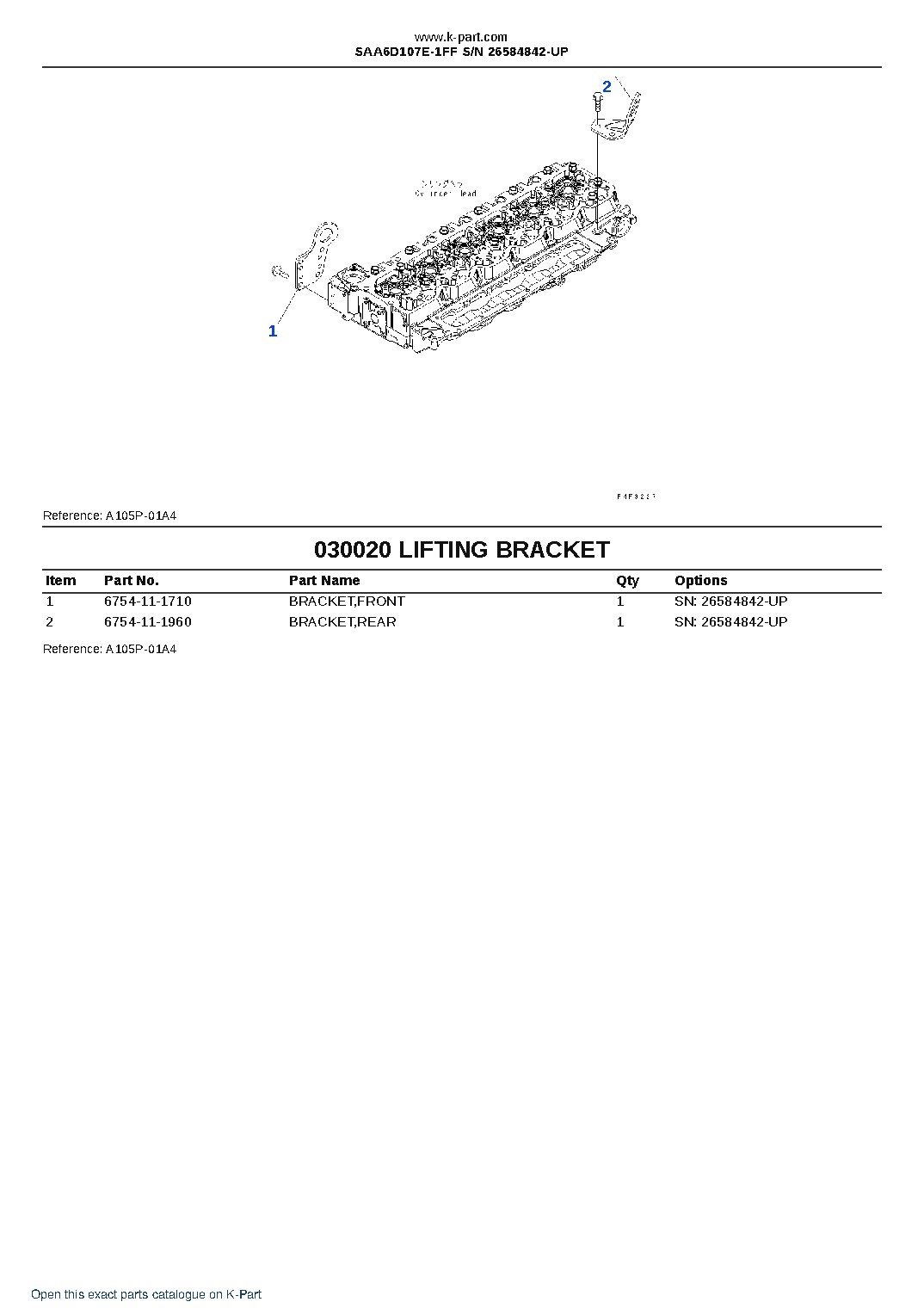 SAA6D107E-1FF S/N 26584842-UP – sample page 3 SAA6D107E-1FF S/N 26584842-UP – sample page 3