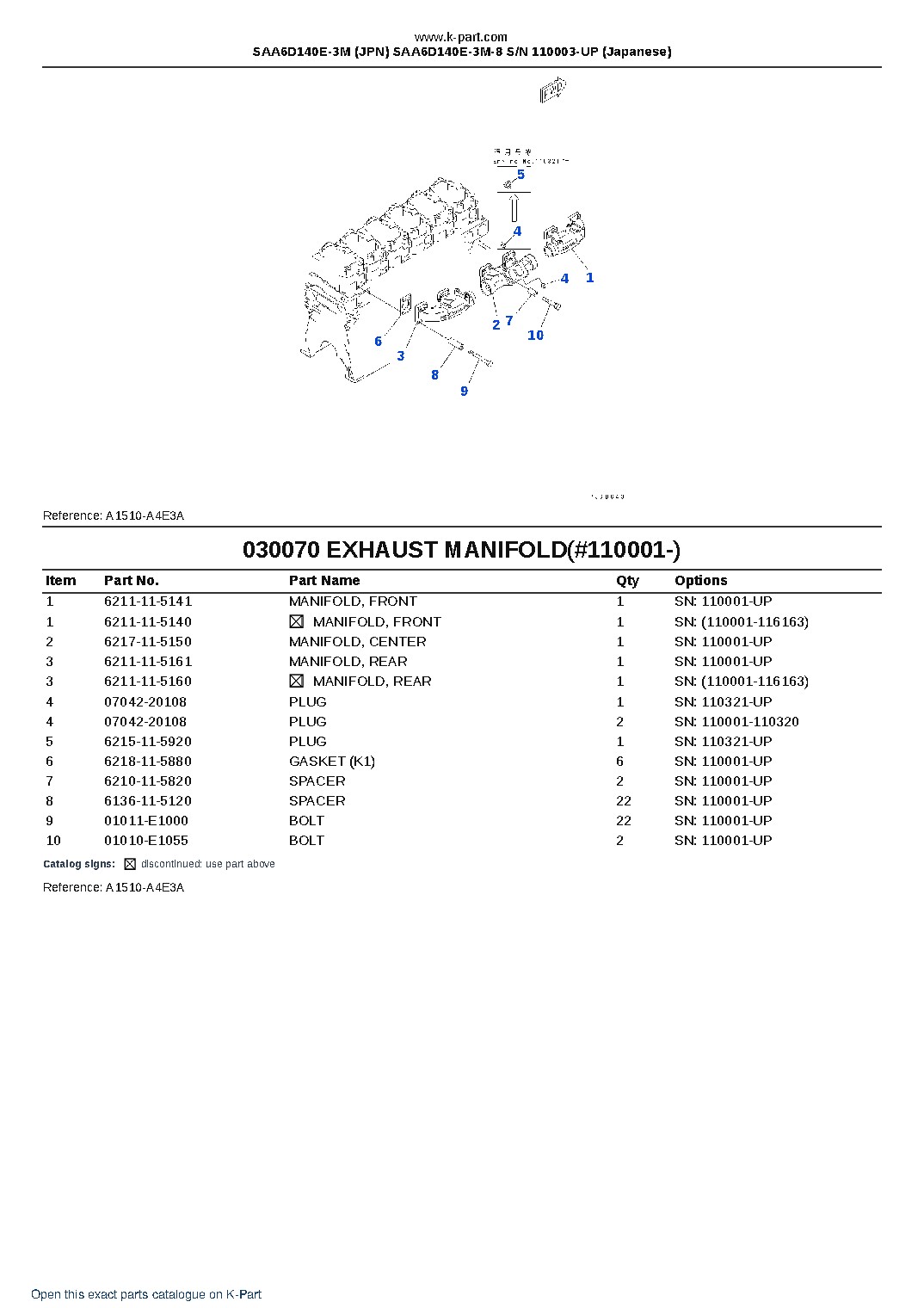 SAA6D140E-3M (JPN) SAA6D140E-3M-8 S/N 110003-UP (Japanese) – sample page 10 SAA6D140E-3M (JPN) SAA6D140E-3M-8 S/N 110003-UP (Japanese) – sample page 10