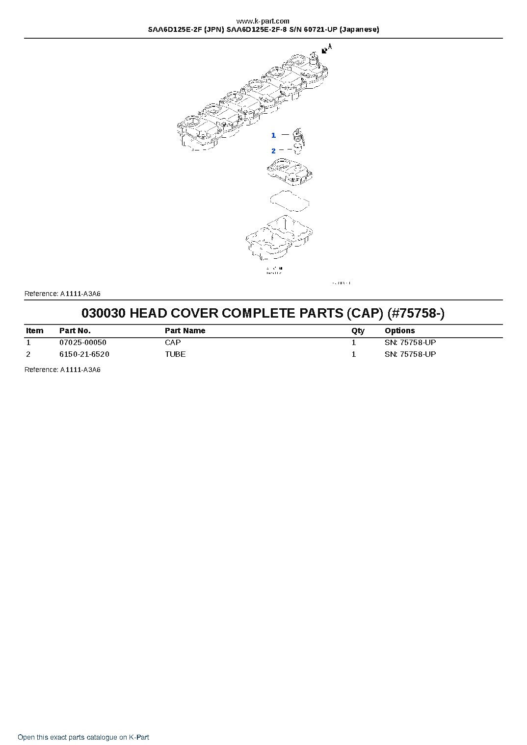 SAA6D125E-2F (JPN) SAA6D125E-2F-8 S/N 60721-UP (Japanese) – sample page 4 SAA6D125E-2F (JPN) SAA6D125E-2F-8 S/N 60721-UP (Japanese) – sample page 4