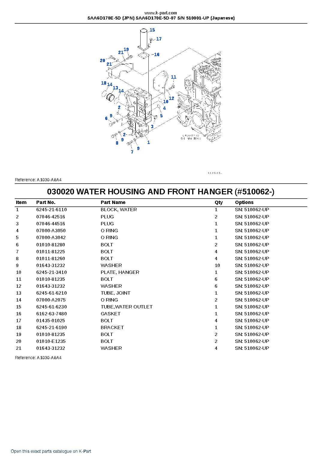 SAA6D170E-5D (JPN) SAA6D170E-5D-07 S/N 510001-UP (Japanese) – sample page 3