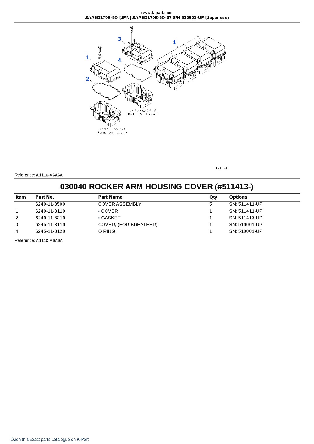 SAA6D170E-5D (JPN) SAA6D170E-5D-07 S/N 510001-UP (Japanese) – sample page 5