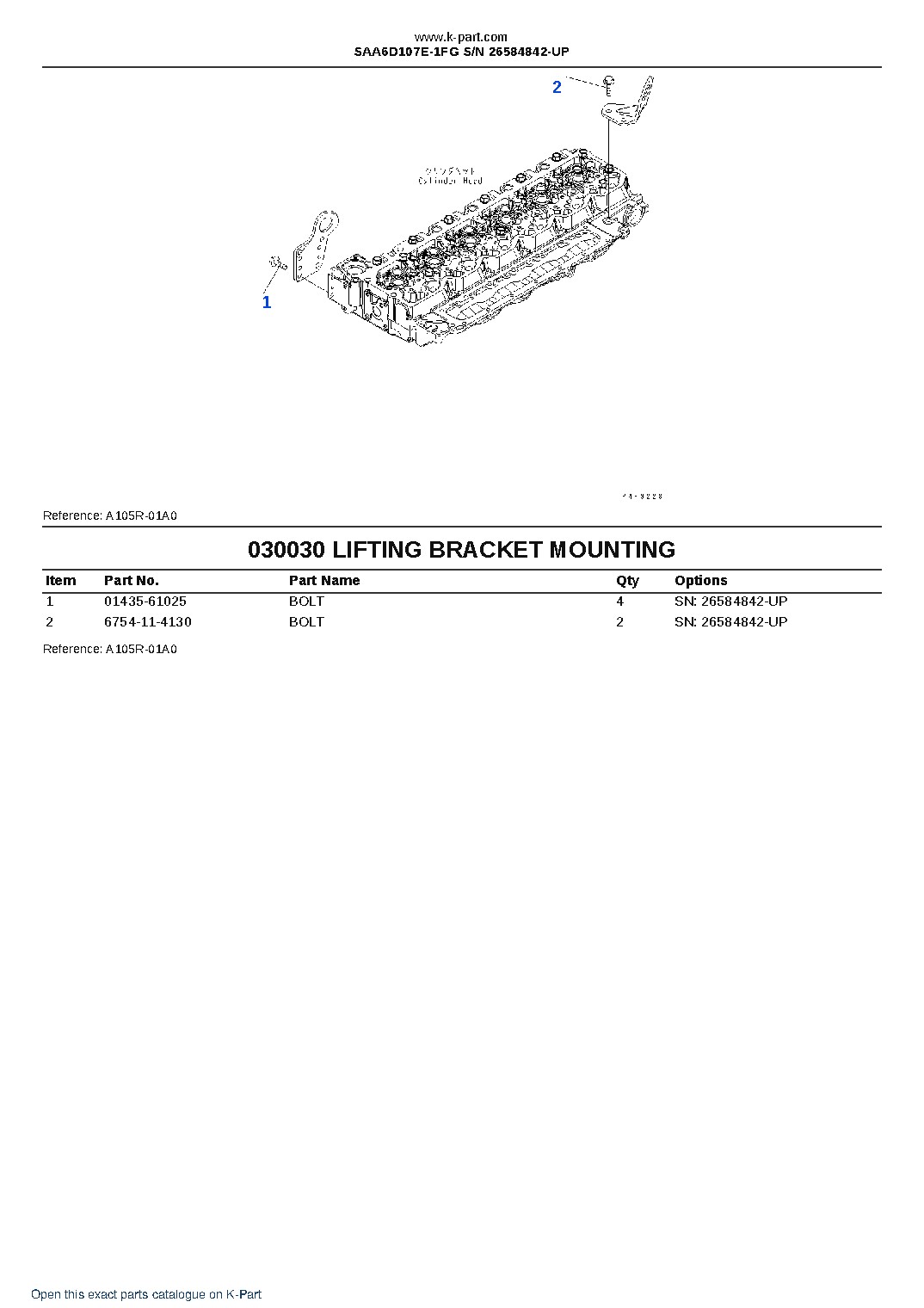 SAA6D107E-1FG S/N 26584842-UP – sample page 4 SAA6D107E-1FG S/N 26584842-UP – sample page 4