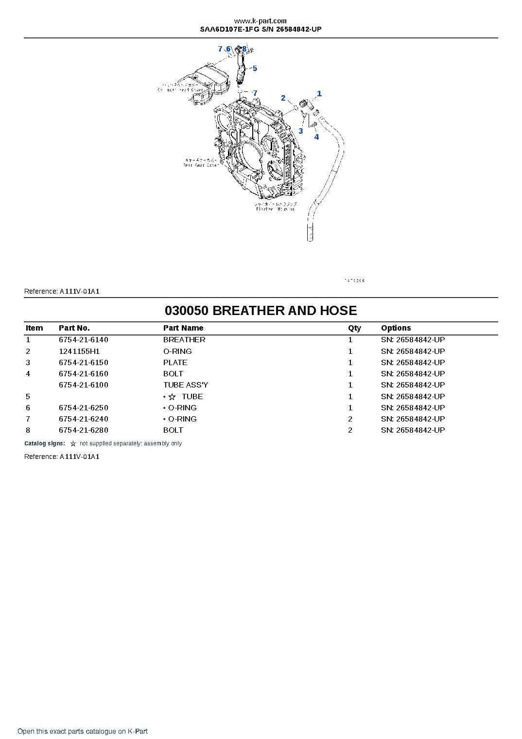 SAA6D107E-1FG S/N 26584842-UP – sample page 6 SAA6D107E-1FG S/N 26584842-UP – sample page 6