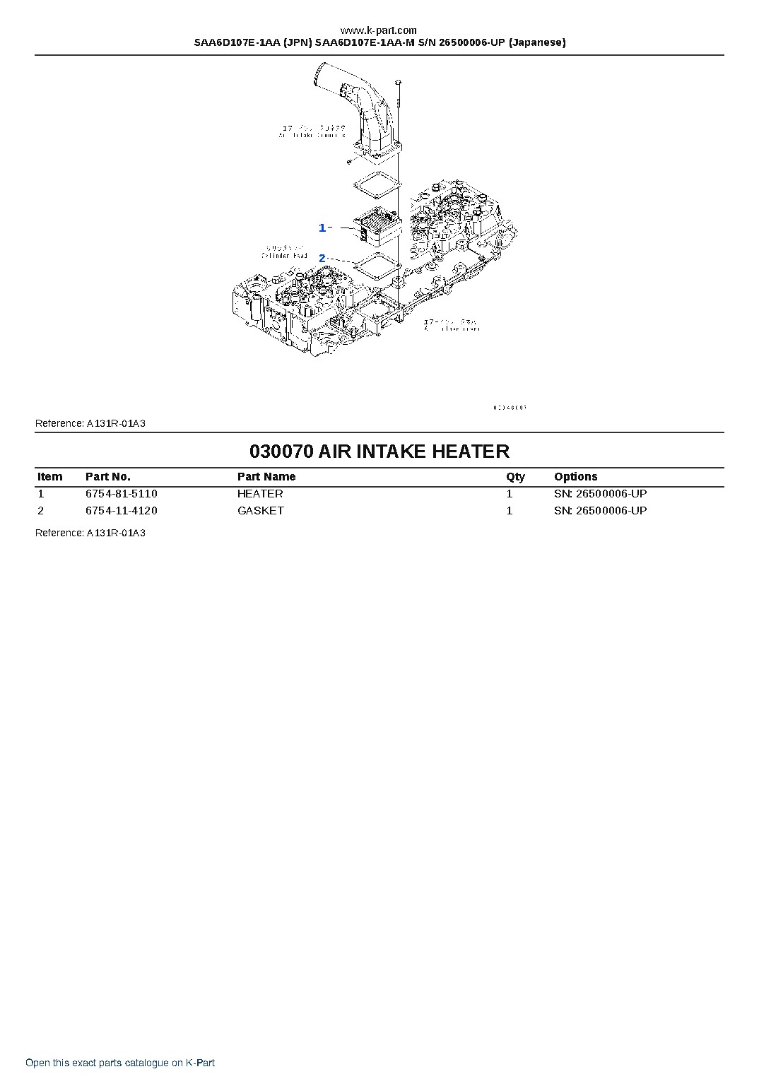 SAA6D107E-1AA (JPN) SAA6D107E-1AA-M S/N 26500006-UP (Japanese) – sample page 8