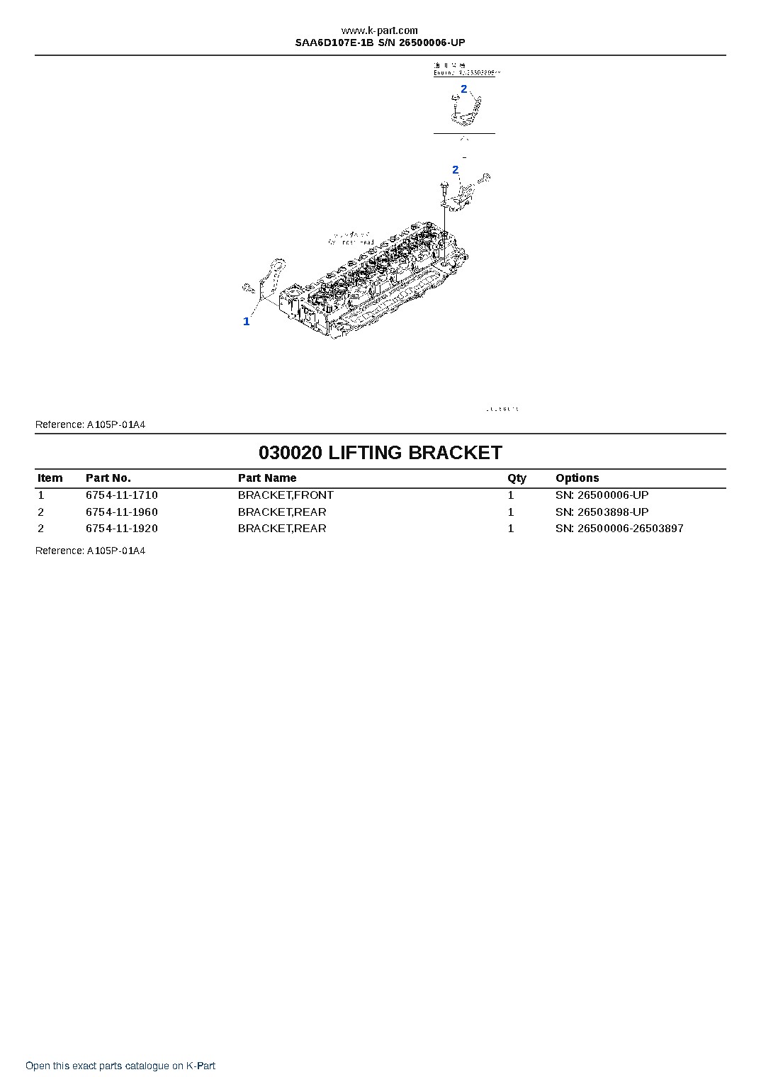 SAA6D107E-1B S/N 26500006-UP – sample page 3 SAA6D107E-1B S/N 26500006-UP – sample page 3