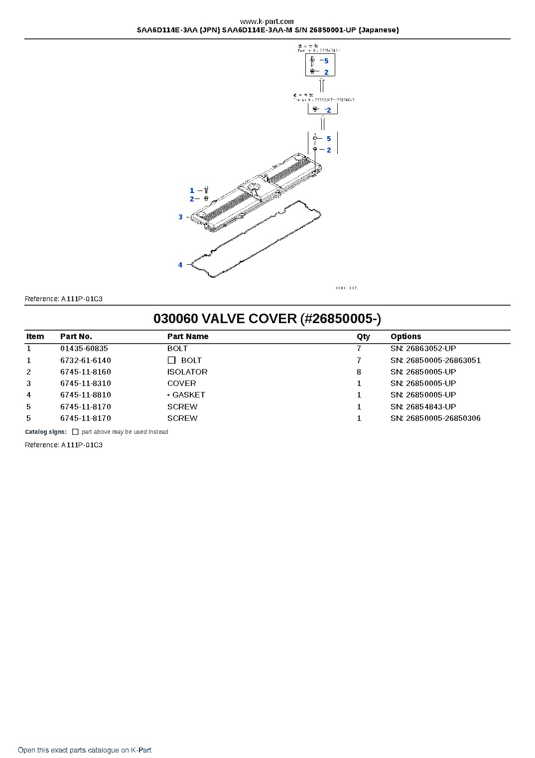 SAA6D114E-3AA (JPN) SAA6D114E-3AA-M S/N 26850001-UP (Japanese) – sample page 7