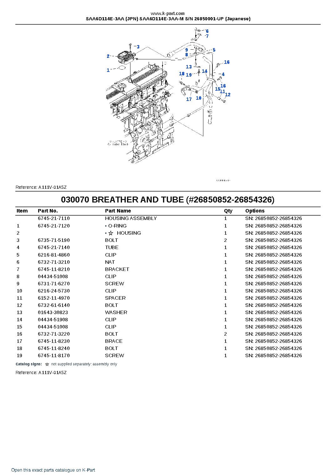 SAA6D114E-3AA (JPN) SAA6D114E-3AA-M S/N 26850001-UP (Japanese) – sample page 8
