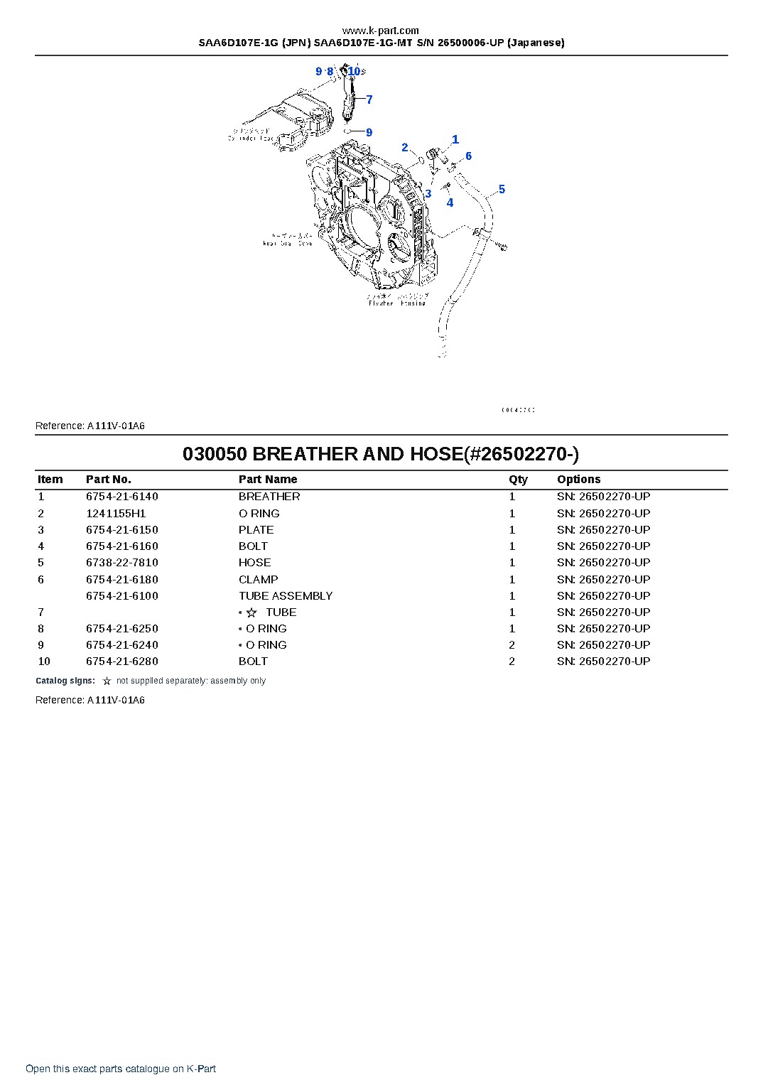 SAA6D107E-1G (JPN) SAA6D107E-1G-MT S/N 26500006-UP (Japanese) – sample page 6