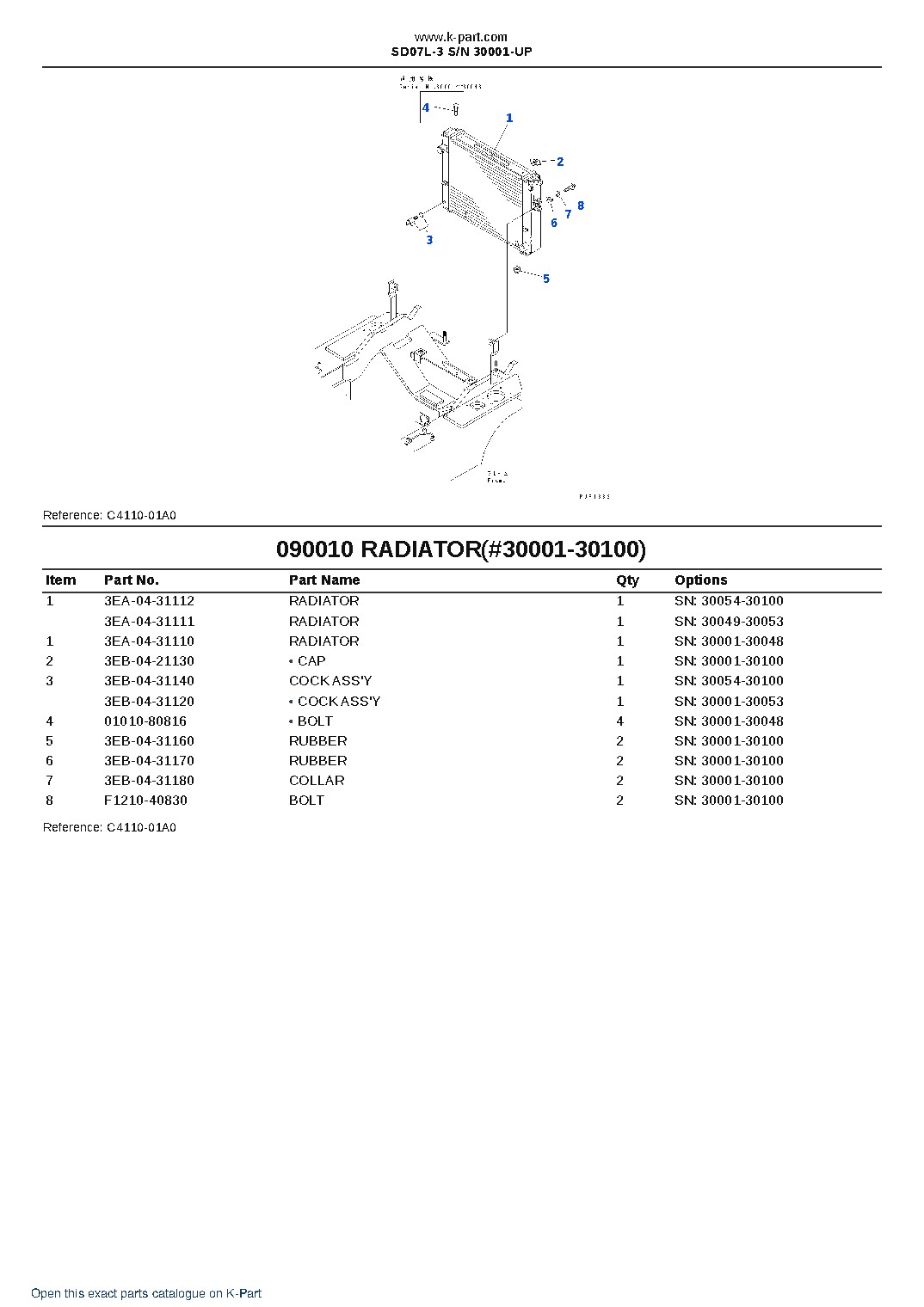 SD07L-3 S/N 30001-UP – sample page 7 SD07L-3 S/N 30001-UP – sample page 7