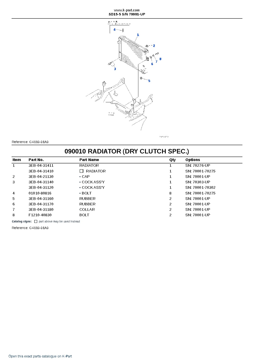 SD15-5 S/N 70001-UP – sample page 10 SD15-5 S/N 70001-UP – sample page 10