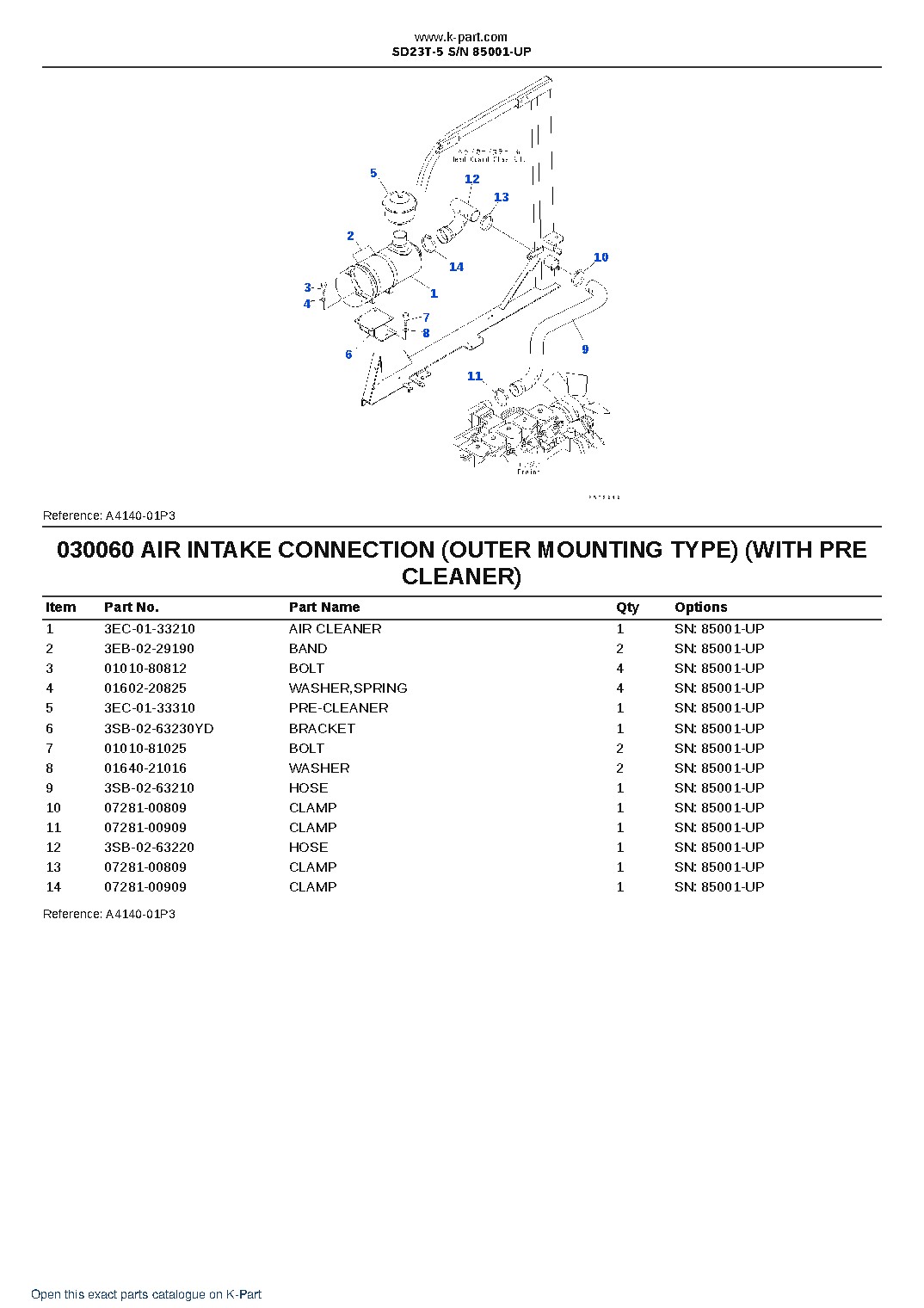 SD23T-5 S/N 85001-UP – sample page 6