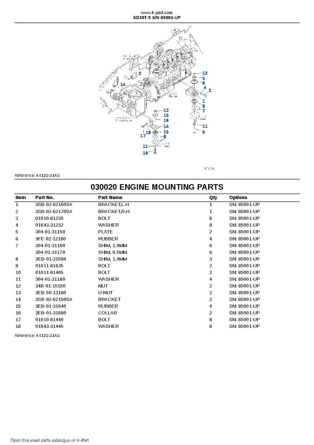SD30T-5 S/N 85001-UP – sample page 2