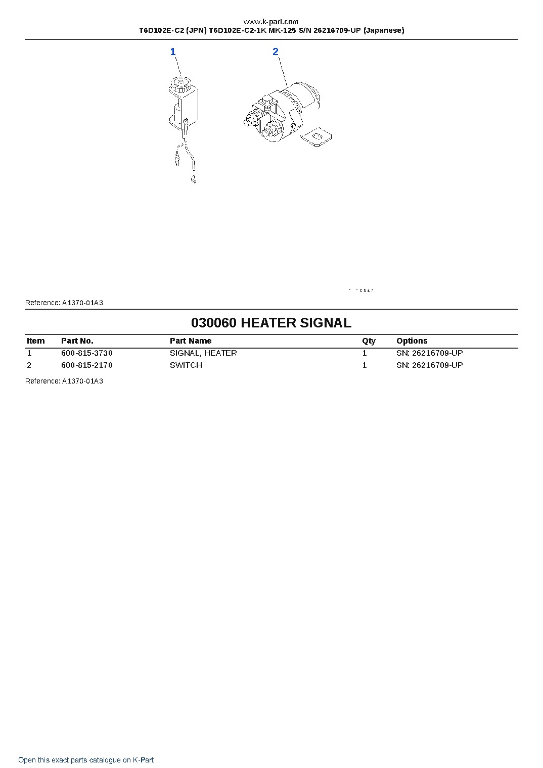 T6D102E-C2 (JPN) T6D102E-C2-1K MK-125 S/N 26216709-UP (Japanese) – sample page 6