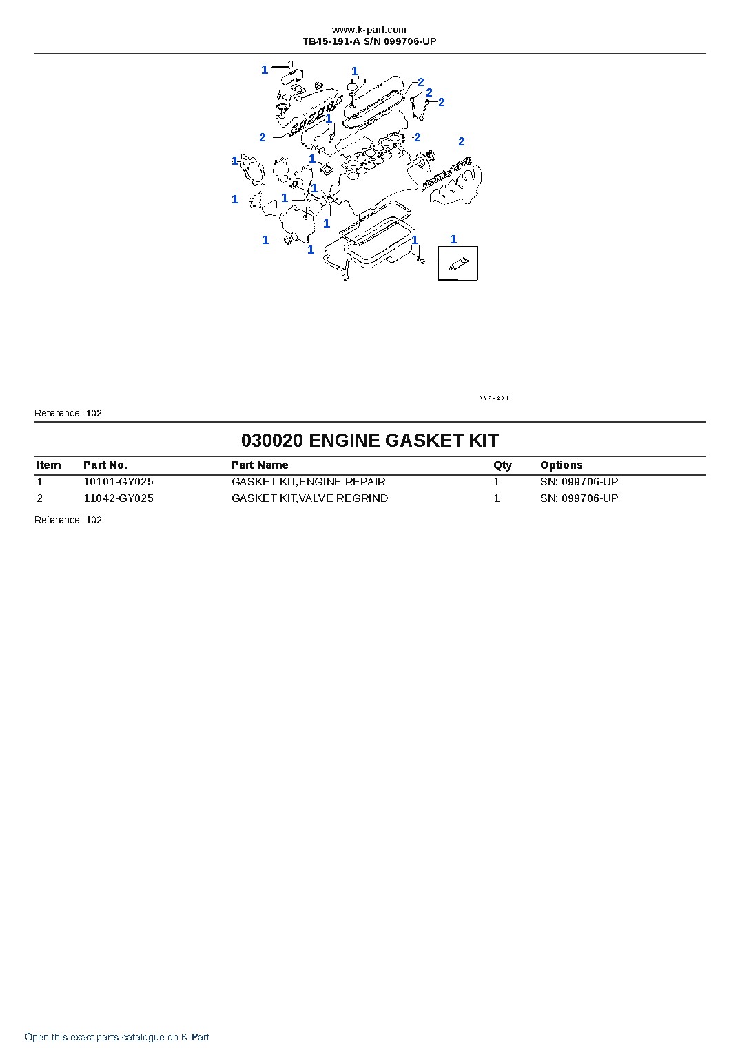 TB45-191-A S/N 099706-UP – sample page 2
