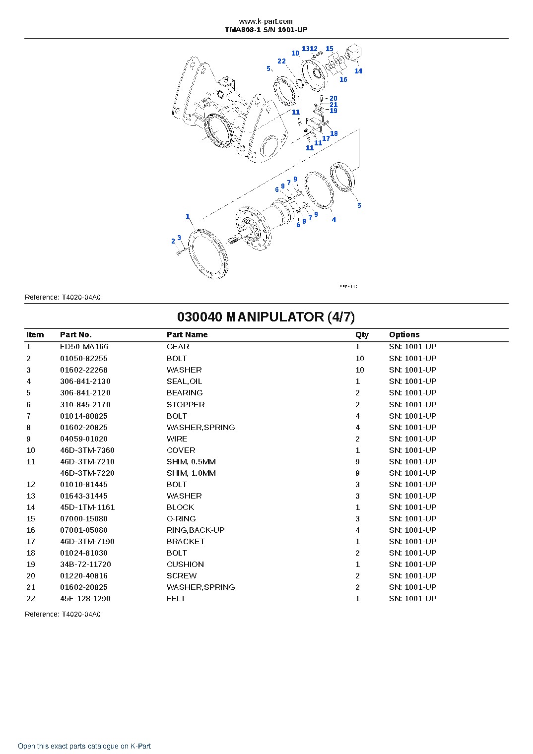 TMA808-1 S/N 1001-UP – sample page 4 TMA808-1 S/N 1001-UP – sample page 4