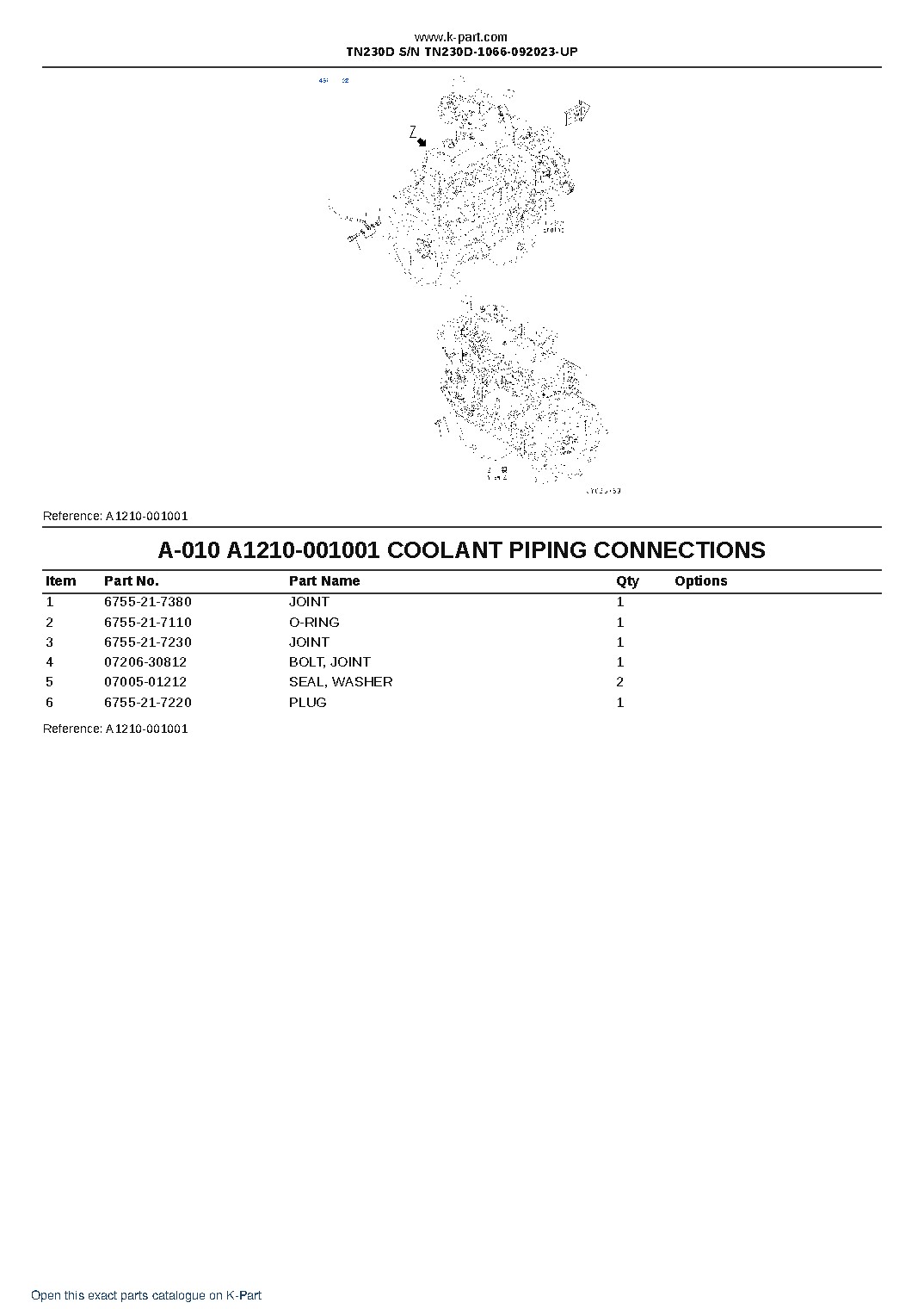 TN230D S/N TN230D-1066-092023-UP – sample page 5 TN230D S/N TN230D-1066-092023-UP – sample page 5