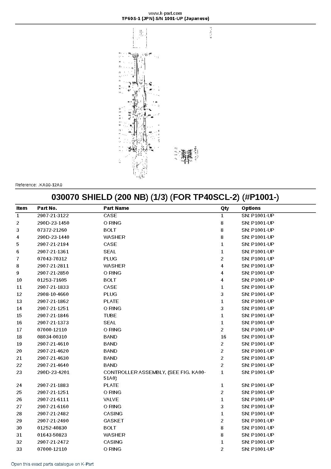 TP60S-1 (JPN)  S/N 1001-UP (Japanese) – sample page 10