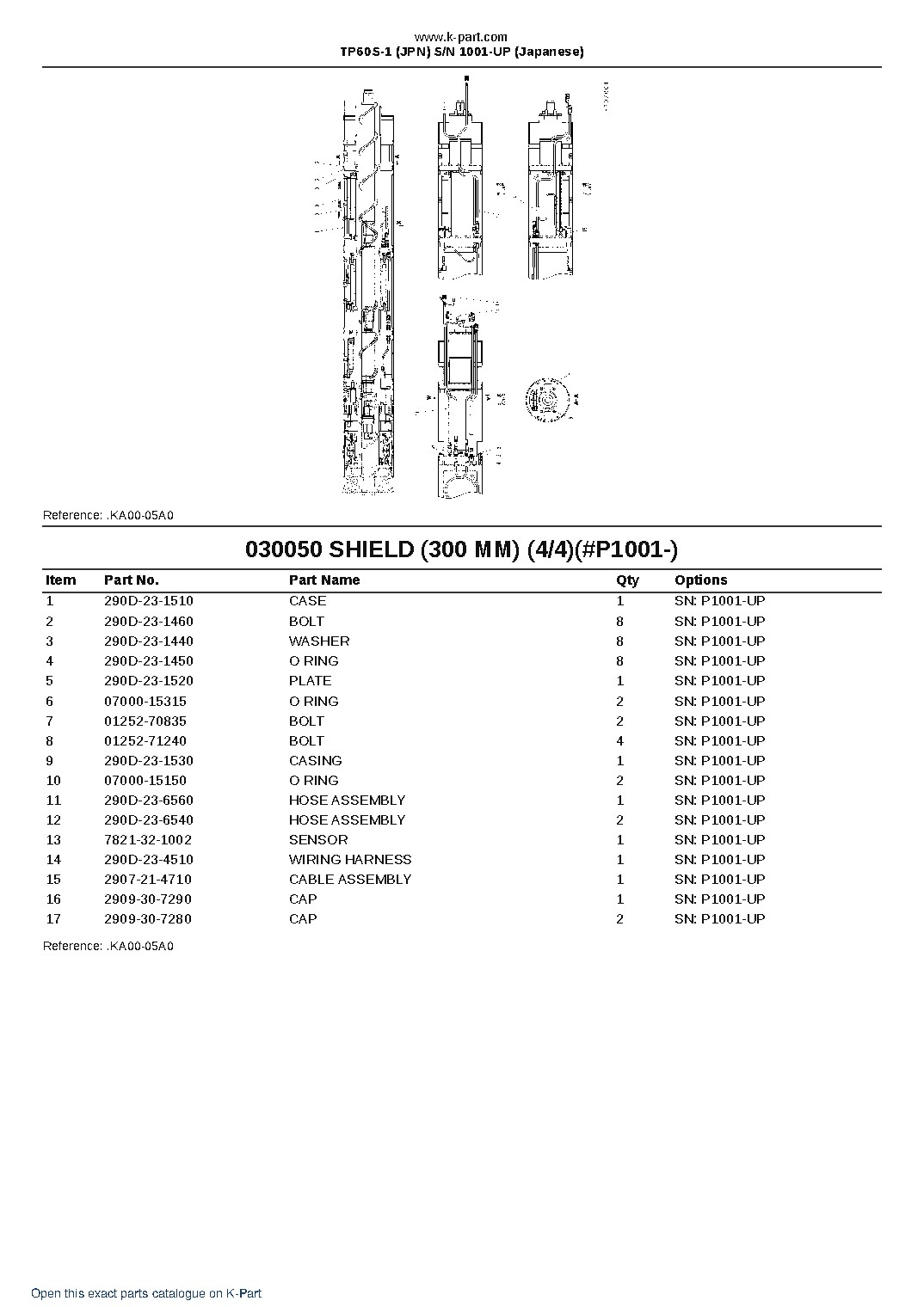 TP60S-1 (JPN)  S/N 1001-UP (Japanese) – sample page 7