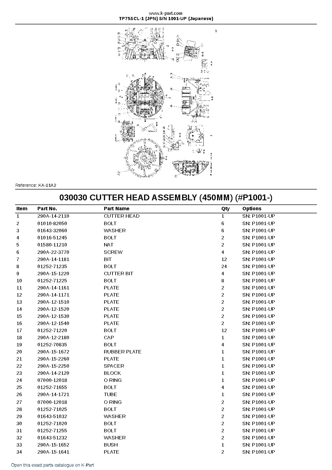TP75SCL-1 (JPN) S/N 1001-UP (Japanese) – sample page 4 TP75SCL-1 (JPN) S/N 1001-UP (Japanese) – sample page 4