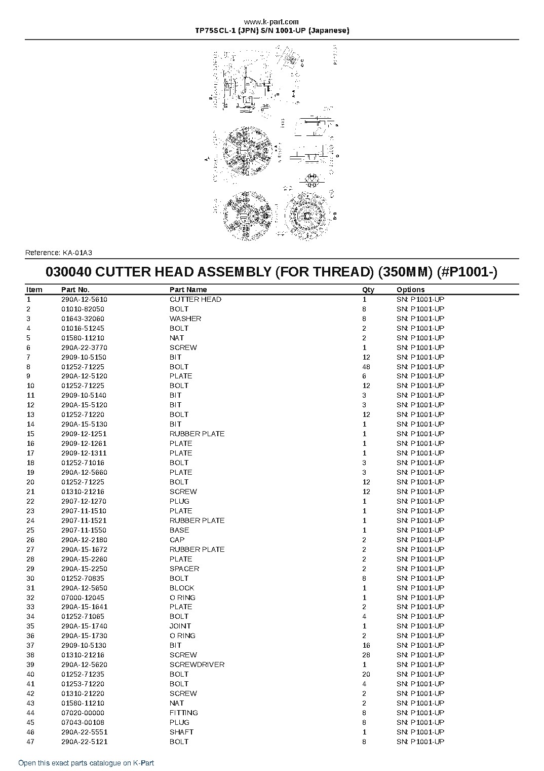 TP75SCL-1 (JPN) S/N 1001-UP (Japanese) – sample page 6 TP75SCL-1 (JPN) S/N 1001-UP (Japanese) – sample page 6