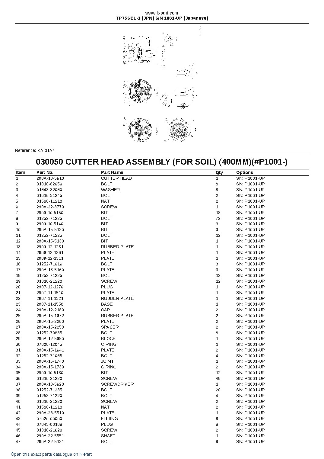 TP75SCL-1 (JPN) S/N 1001-UP (Japanese) – sample page 8 TP75SCL-1 (JPN) S/N 1001-UP (Japanese) – sample page 8