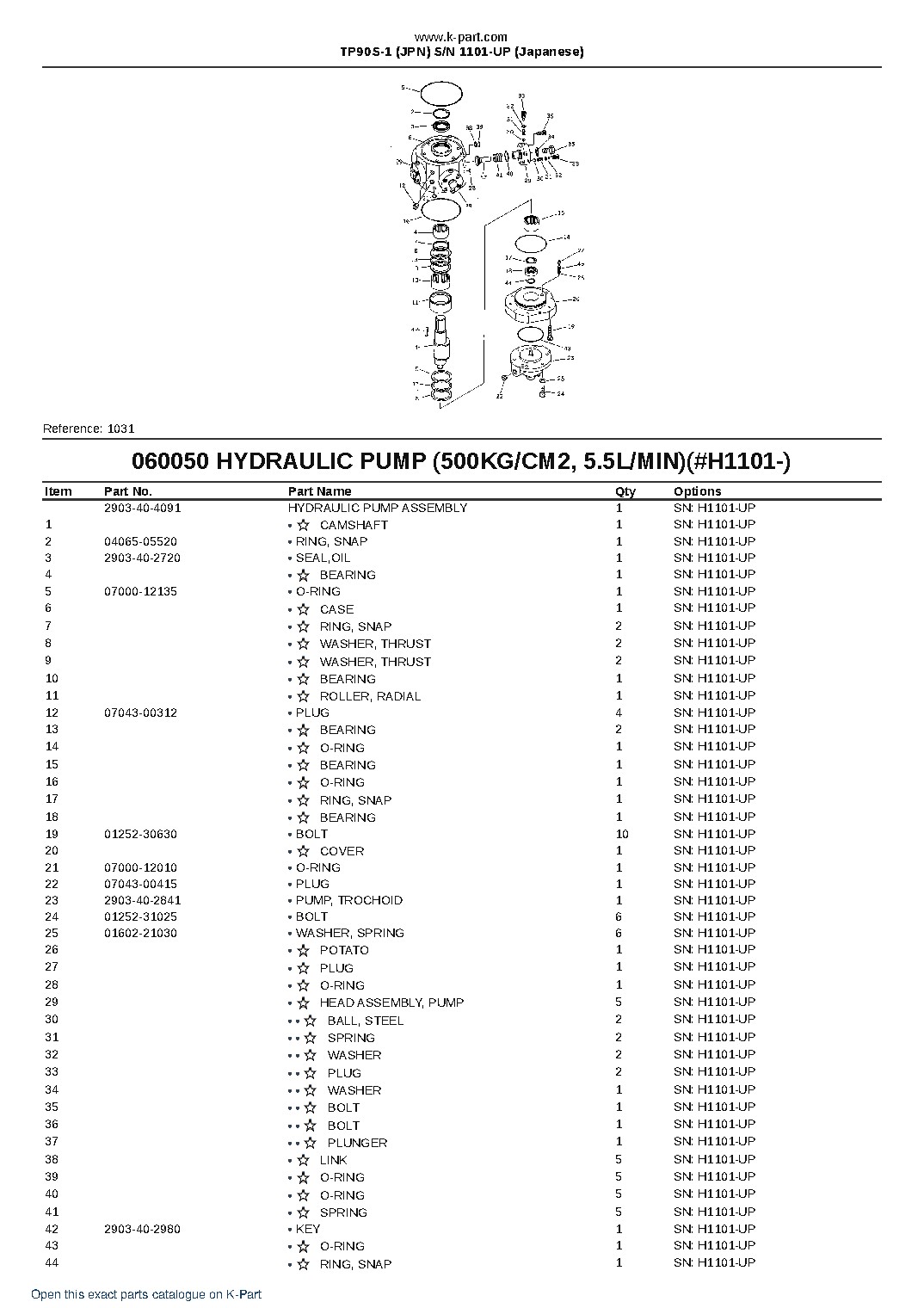 TP90S-1 (JPN) S/N 1101-UP (Japanese) – sample page 6 TP90S-1 (JPN) S/N 1101-UP (Japanese) – sample page 6