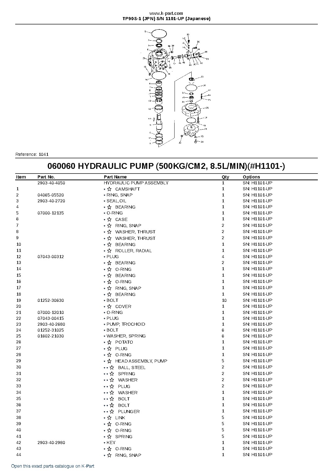 TP90S-1 (JPN) S/N 1101-UP (Japanese) – sample page 8 TP90S-1 (JPN) S/N 1101-UP (Japanese) – sample page 8