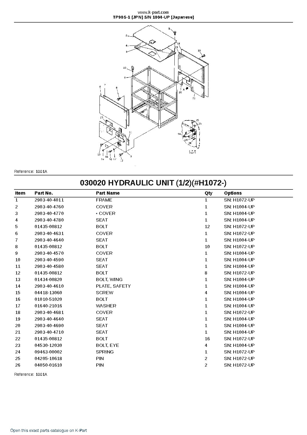 TP90S-1 (JPN) S/N 1004-UP (Japanese) – sample page 3 TP90S-1 (JPN) S/N 1004-UP (Japanese) – sample page 3