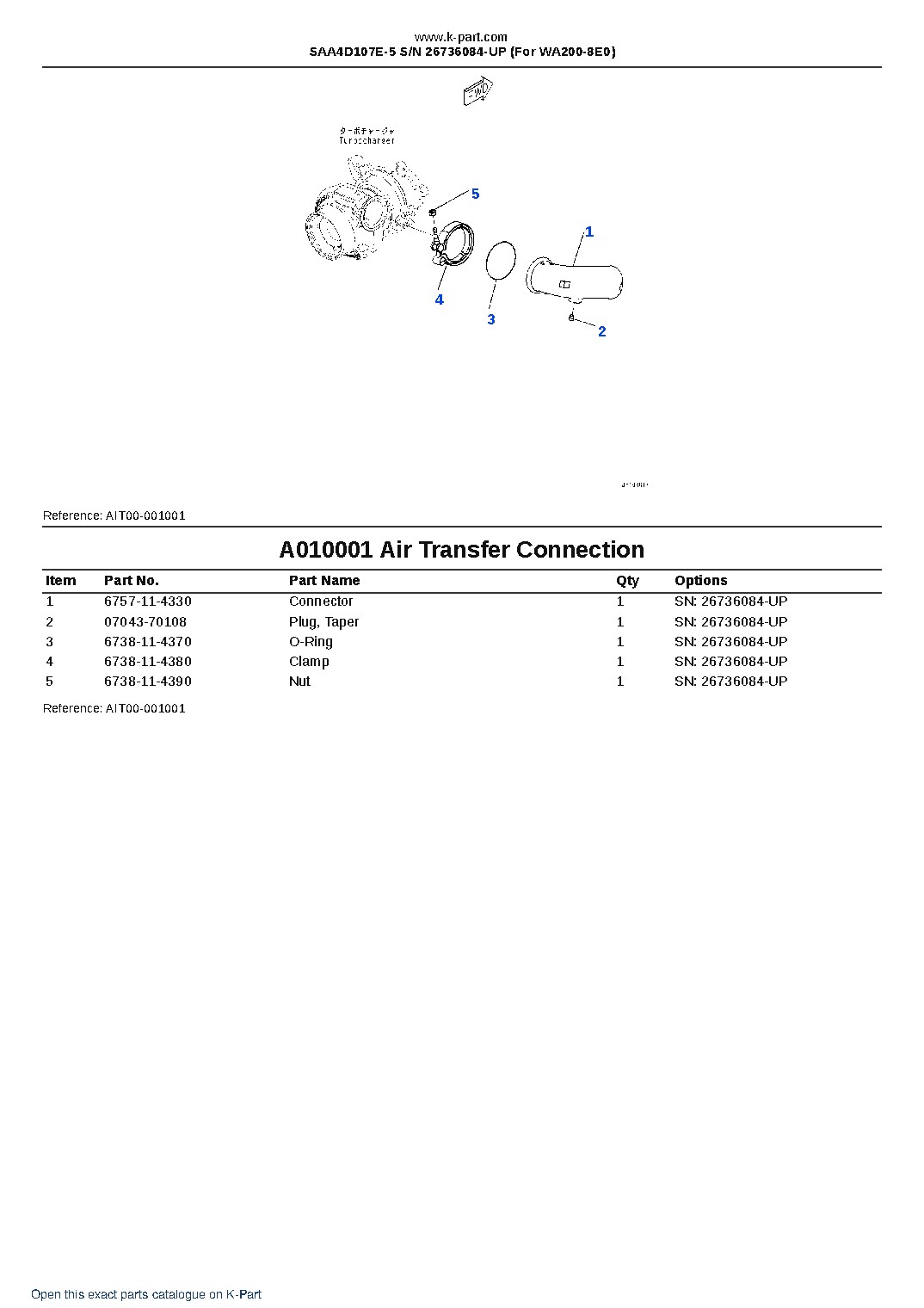 SAA4D107E-5 S/N 26736084-UP (For WA200-8E0) – sample page 10
