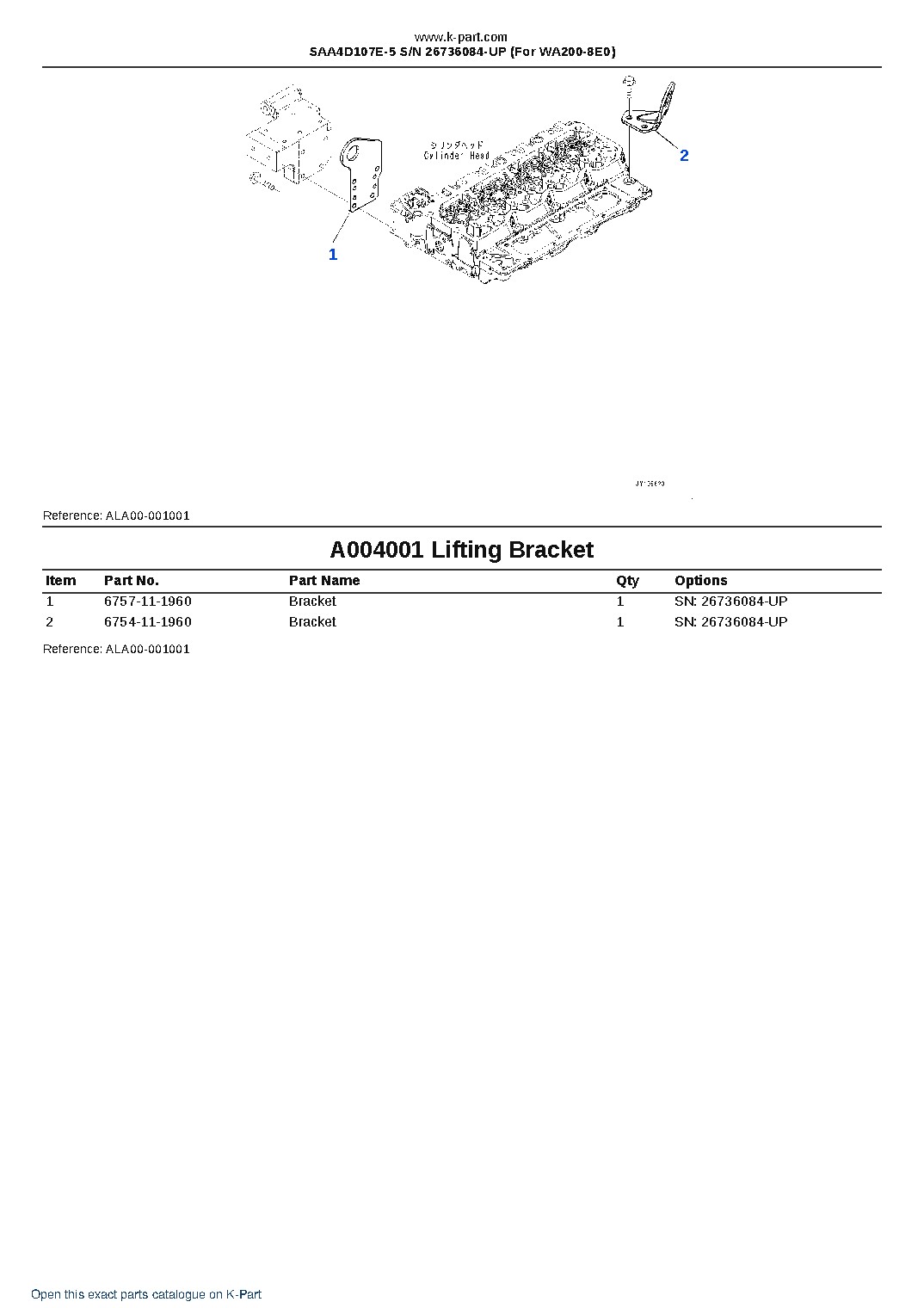 SAA4D107E-5 S/N 26736084-UP (For WA200-8E0) – sample page 4