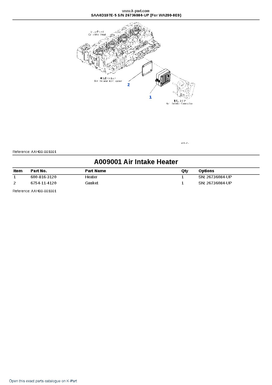 SAA4D107E-5 S/N 26736084-UP (For WA200-8E0) – sample page 9
