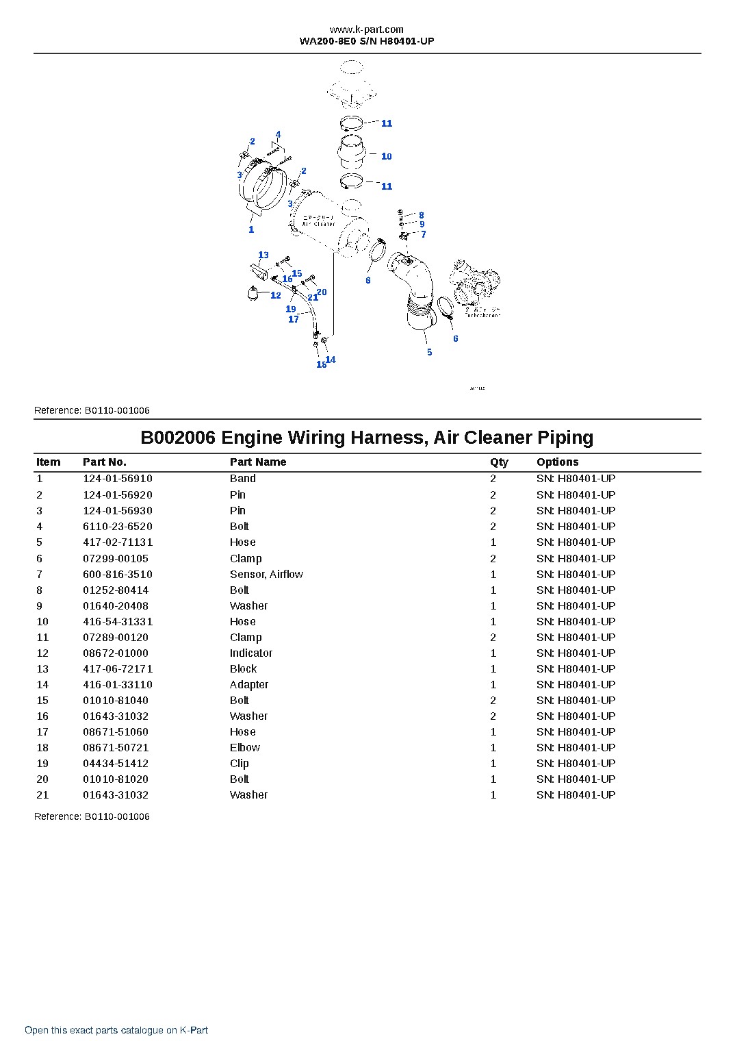 WA200-8E0 S/N H80401-UP – sample page 8