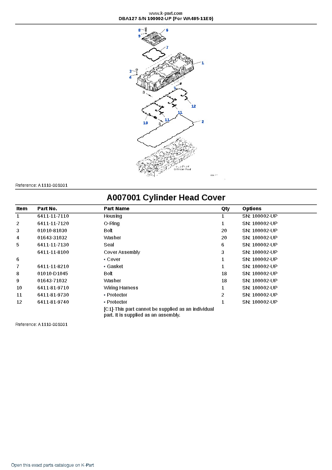 DBA127 S/N 100002-UP (For WA485-11E0) – sample page 9 DBA127 S/N 100002-UP (For WA485-11E0) – sample page 9