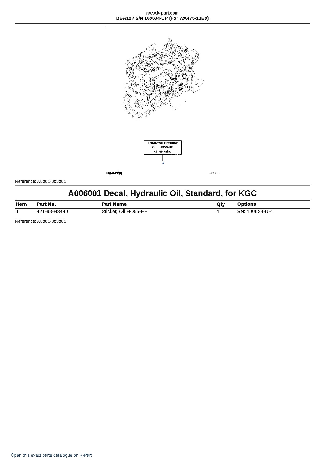 DBA127 S/N 100034-UP (For WA475-11E0) – sample page 6 DBA127 S/N 100034-UP (For WA475-11E0) – sample page 6