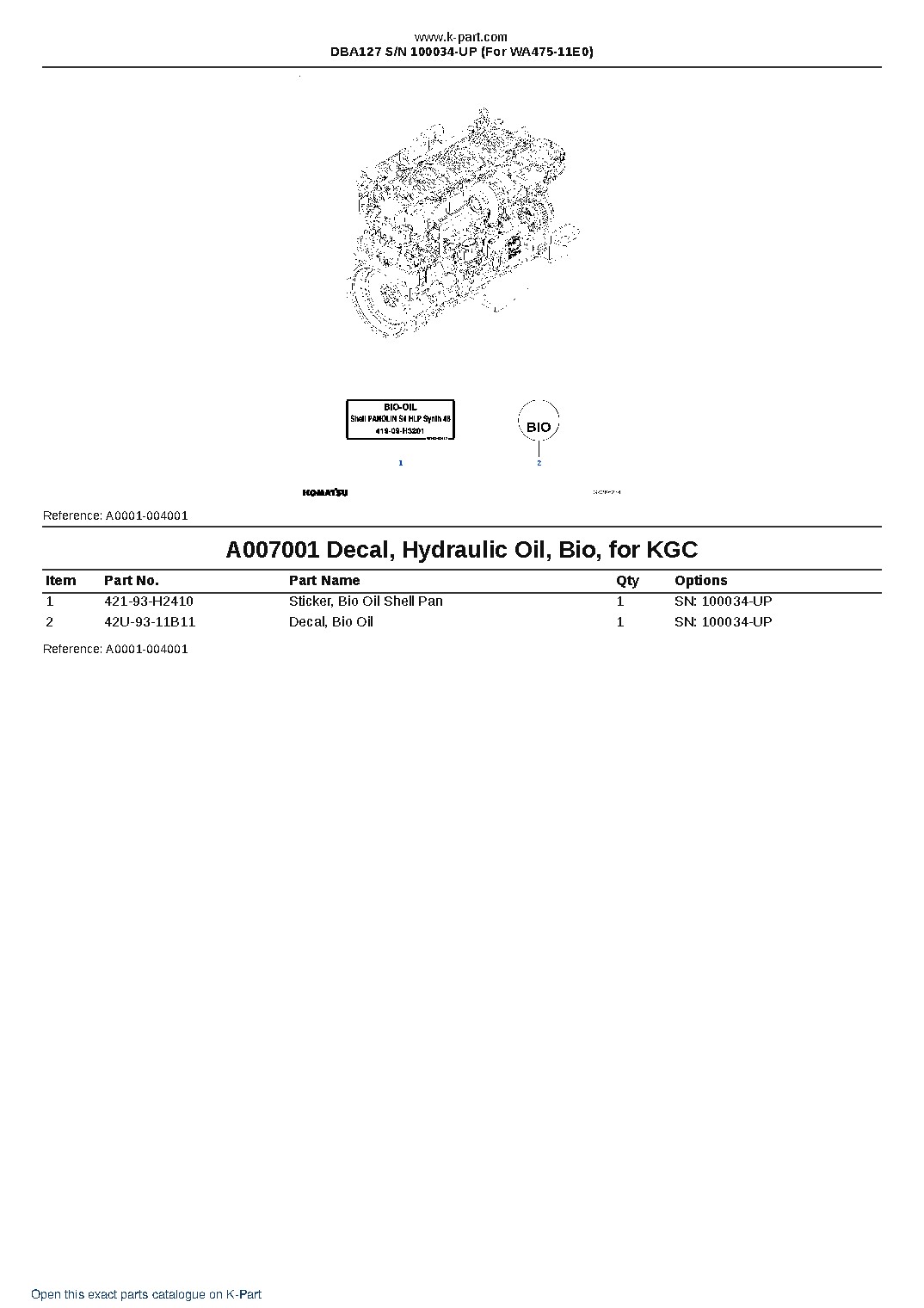 DBA127 S/N 100034-UP (For WA475-11E0) – sample page 7 DBA127 S/N 100034-UP (For WA475-11E0) – sample page 7