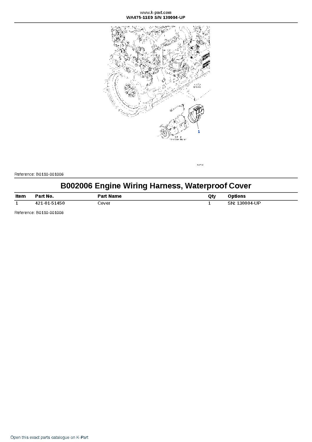 WA475-11E0 S/N 130004-UP – sample page 10 WA475-11E0 S/N 130004-UP – sample page 10