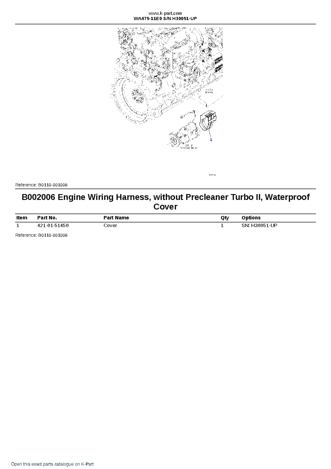 WA475-11E0 S/N H30051-UP – sample page 10 WA475-11E0 S/N H30051-UP – sample page 10