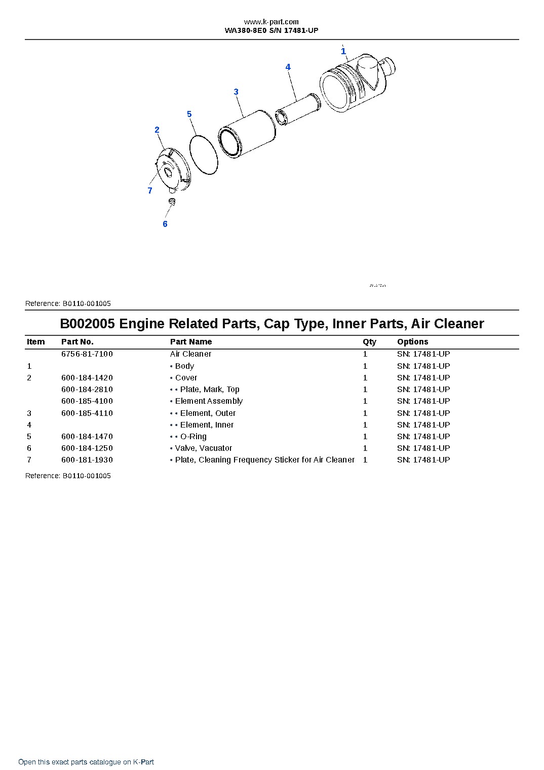WA380-8E0 S/N 17481-UP – sample page 7