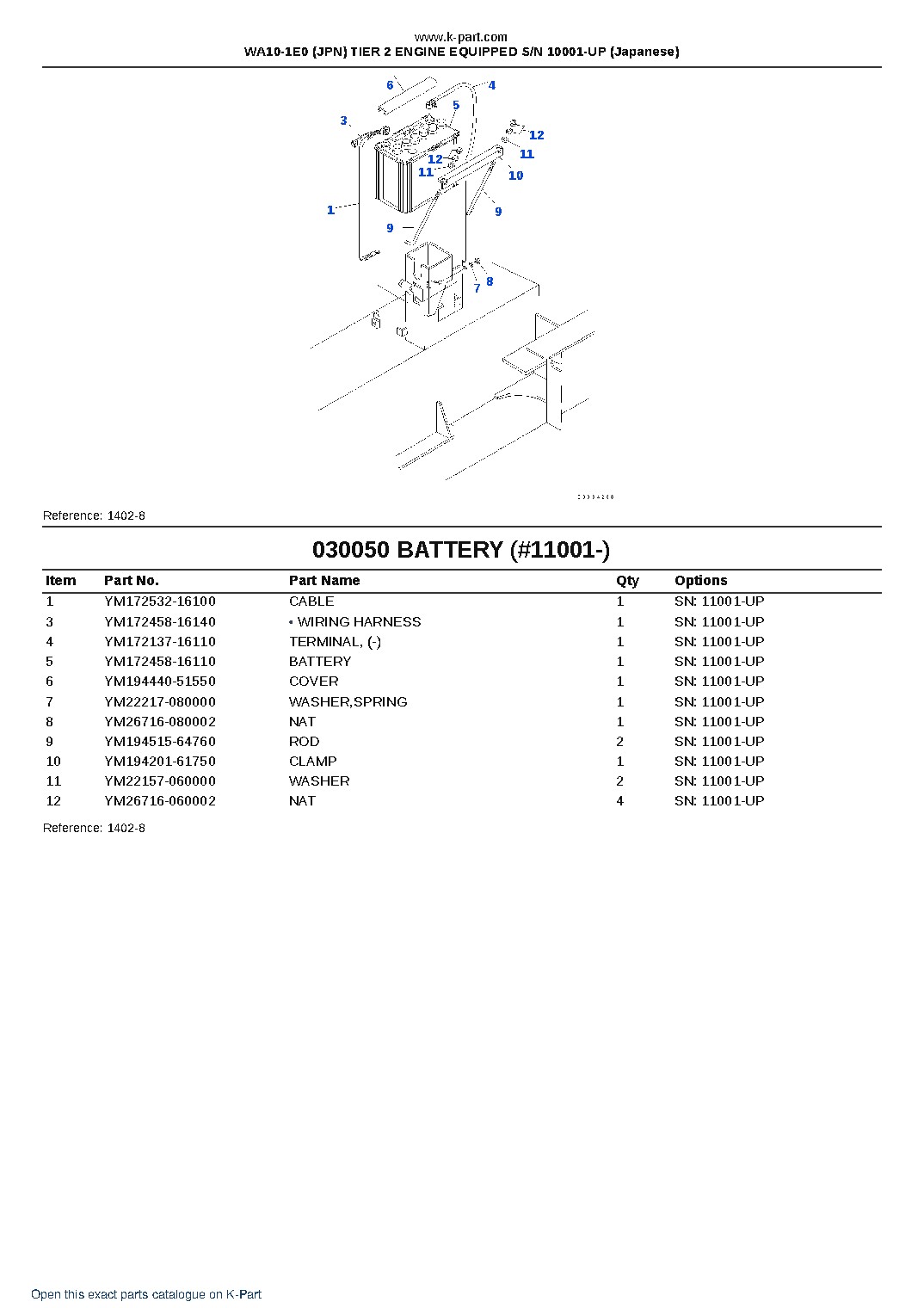 WA10-1E0 (JPN) TIER 2 ENGINE EQUIPPED S/N 10001-UP (Japanese) – sample page 7