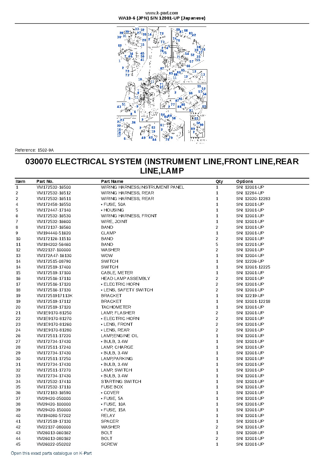 WA10-6 (JPN)  S/N 12001-UP (Japanese) – sample page 10