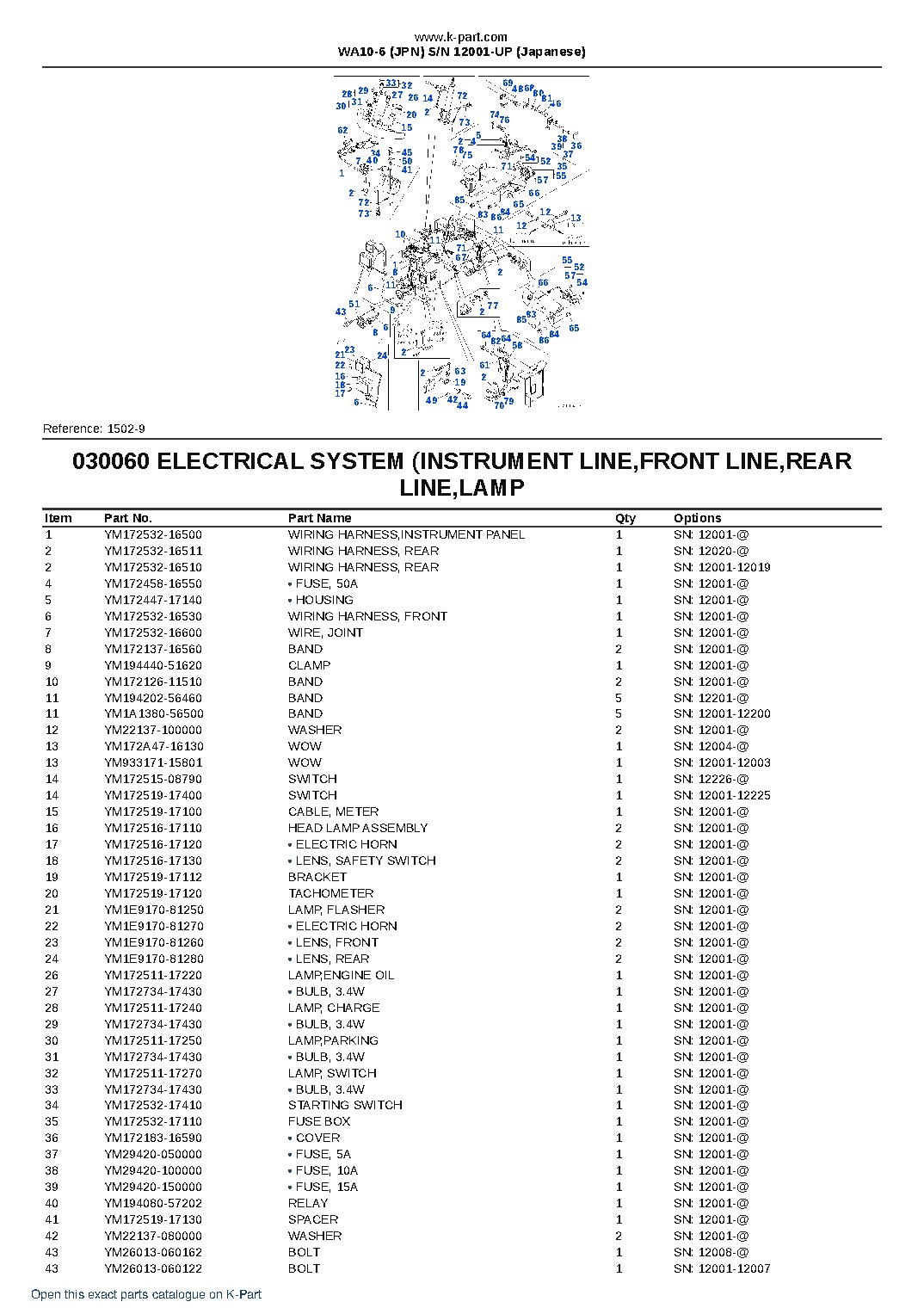 WA10-6 (JPN)  S/N 12001-UP (Japanese) – sample page 8