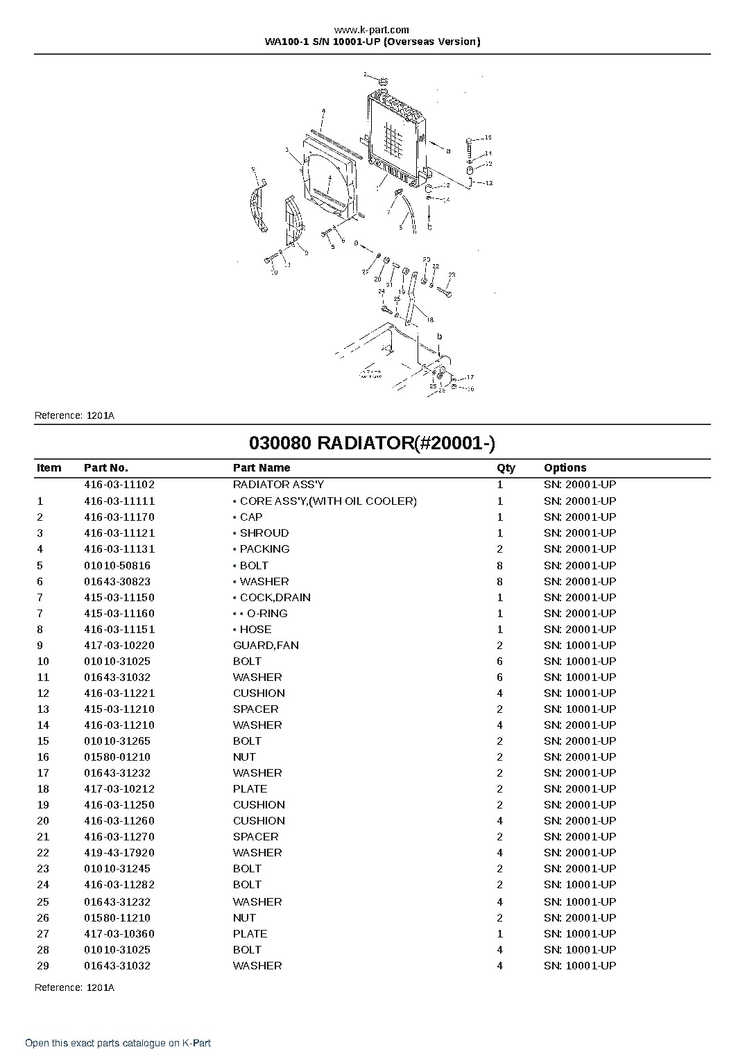 WA100-1 S/N 10001-UP (Overseas Version) – sample page 10