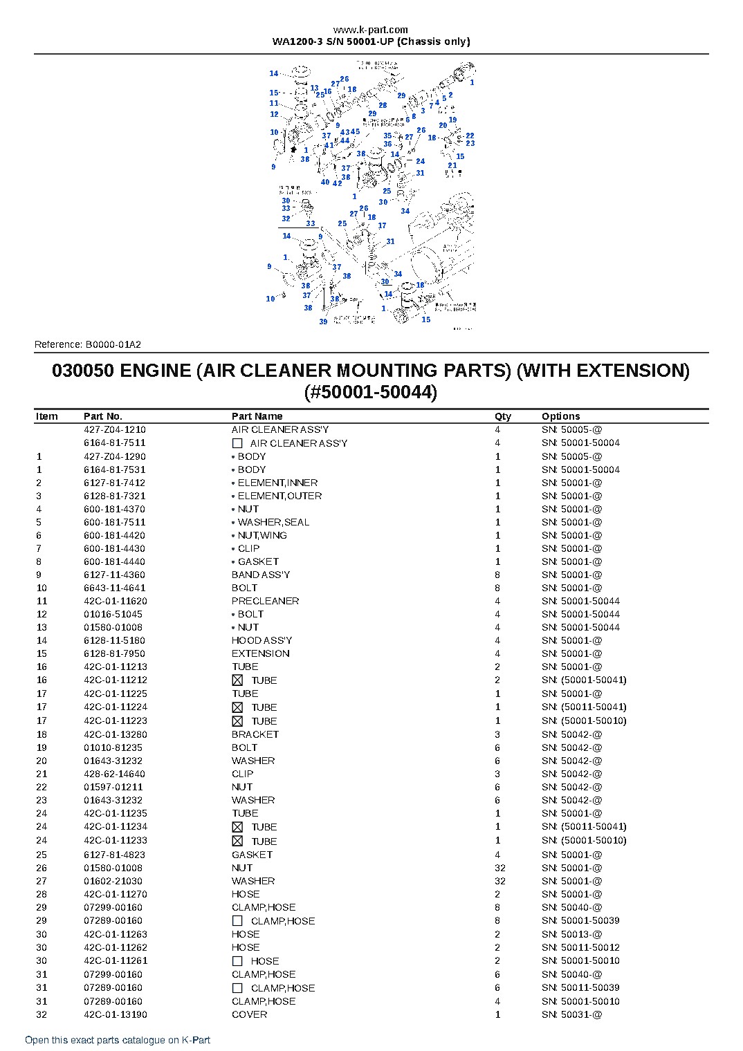 WA1200-3 S/N 50001-UP (Chassis only) – sample page 9 WA1200-3 S/N 50001-UP (Chassis only) – sample page 9