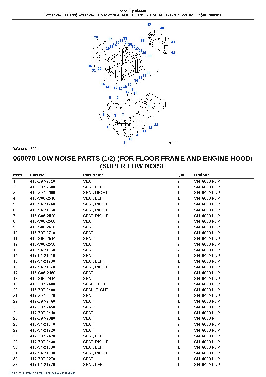 WA150SS-3 (JPN) WA150SS-3-X3AVANCE SUPER LOW NOISE SPEC S/N 60001-62999 (Japanese) – sample page 10