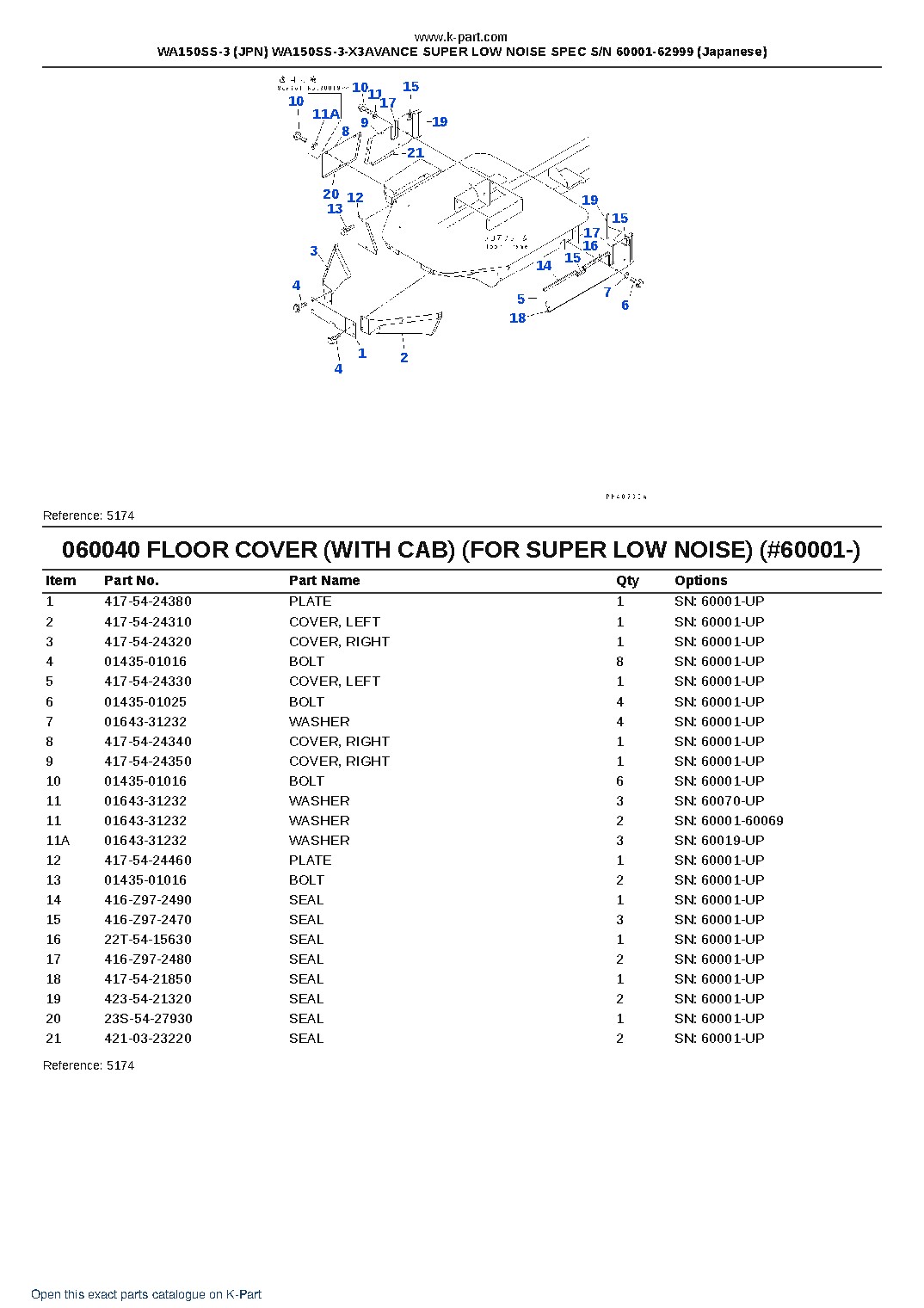 WA150SS-3 (JPN) WA150SS-3-X3AVANCE SUPER LOW NOISE SPEC S/N 60001-62999 (Japanese) – sample page 6