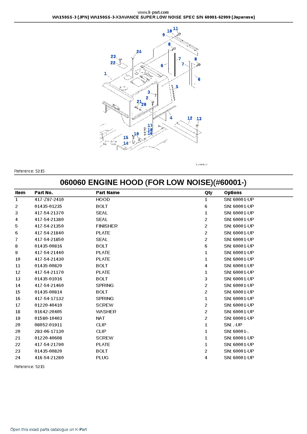 WA150SS-3 (JPN) WA150SS-3-X3AVANCE SUPER LOW NOISE SPEC S/N 60001-62999 (Japanese) – sample page 9