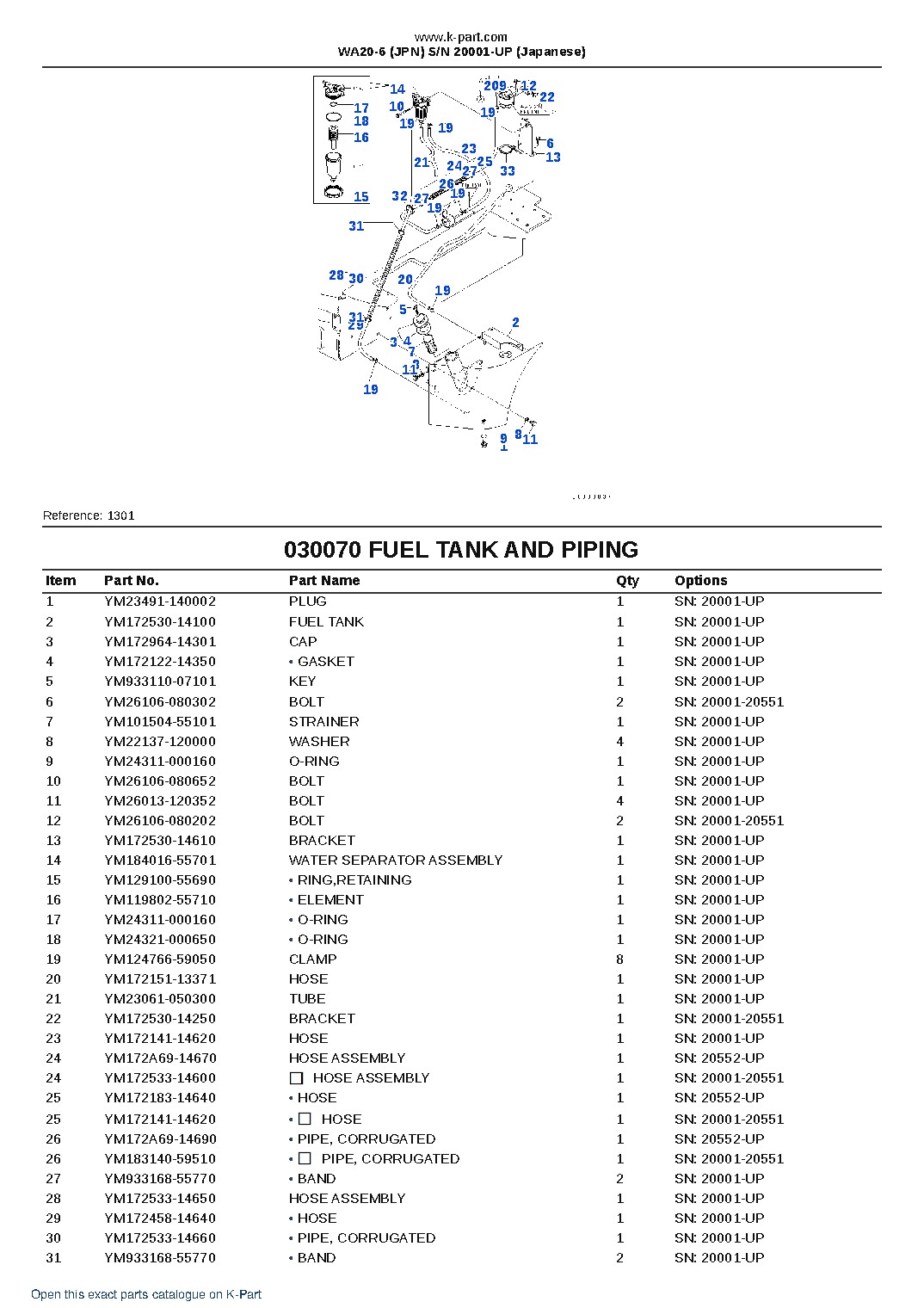 WA20-6 (JPN)  S/N 20001-UP (Japanese) – sample page 8